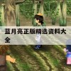 蓝月亮正版精选资料大全,精准解答解释落实_HD5.225