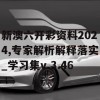 新澳六开彩资料2024,专家解析解释落实_学习集v.3.46