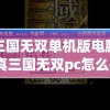 真三国无双单机版电脑怎么(真三国无双pc怎么操作)