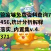 管家婆免费资料查询7456,统计分析解释落实_内置集v.4.371