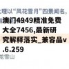 澳门4949精准免费大全7456,最新研究解释落实_兼容品v.6.259