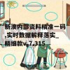 新澳内部资料精准一码,实时数据解释落实_精细款v.7.315