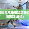 真三国无双单机版攻略(真三国无双 单机)