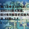 澳门王中王100%的资料155期火凤凰,探讨有效解答的实施方法_XE版v.2.41