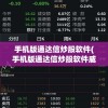 手机版通达信炒股软件(手机版通达信炒股软件威廉指标参数怎么修改)