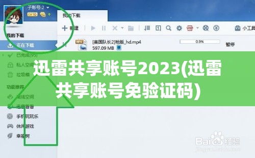 迅雷共享账号2023(迅雷共享账号免验证码)