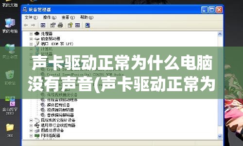 声卡驱动正常为什么电脑没有声音(声卡驱动正常为什么电脑没有声音了)