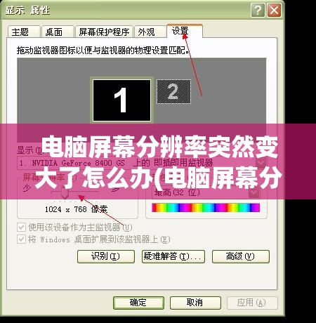 电脑屏幕分辨率突然变大了怎么办(电脑屏幕分辨率突然变大了怎么办win10)