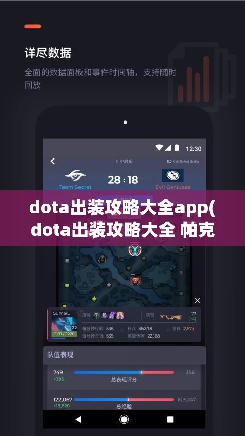 dota出装攻略大全app(dota出装攻略大全 帕克)