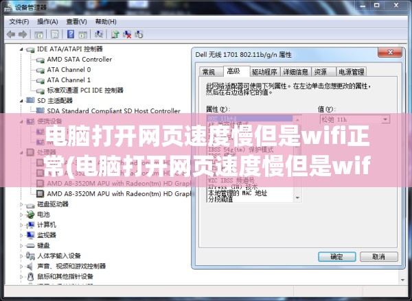 电脑打开网页速度慢但是wifi正常(电脑打开网页速度慢但是wifi正常怎么回事)
