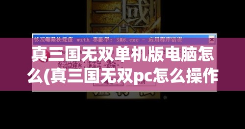 真三国无双单机版电脑怎么(真三国无双pc怎么操作)