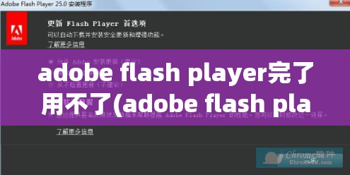 adobe flash player完了用不了(adobe flash player不能正常运行怎么办)