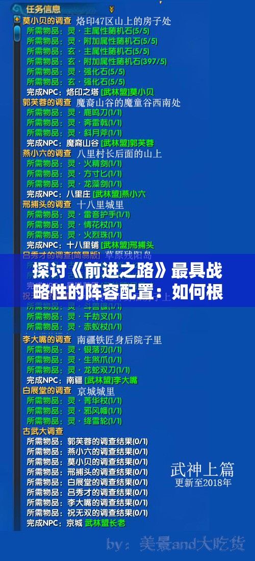 探讨《前进之路》最具战略性的阵容配置：如何根据对手策略灵活调整我方的阵型？