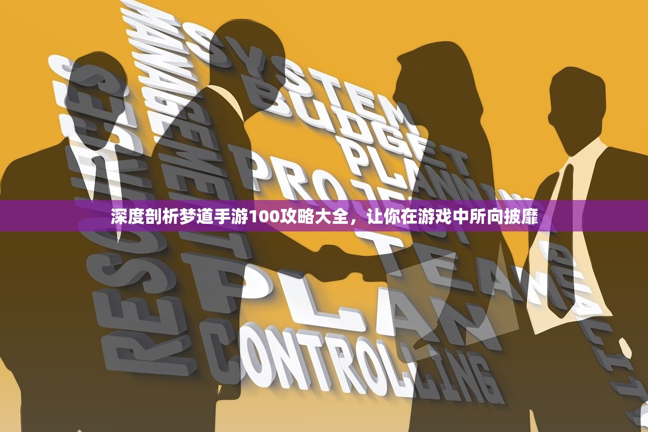 深度剖析梦道手游100攻略大全，让你在游戏中所向披靡