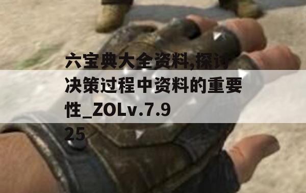 六宝典大全资料,探讨决策过程中资料的重要性_ZOLv.7.925