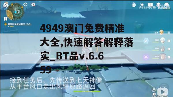 4949澳门免费精准大全,快速解答解释落实_BT品v.6.659