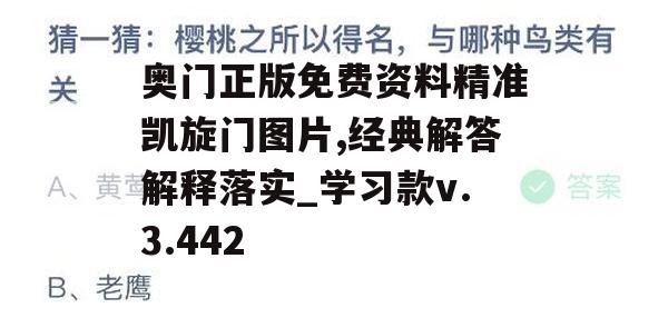 奥门正版免费资料精准凯旋门图片,经典解答解释落实_学习款v.3.442