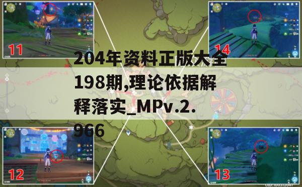 204年资料正版大全198期,理论依据解释落实_MPv.2.966