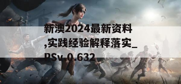 新澳2024最新资料,实践经验解释落实_PSv.0.632